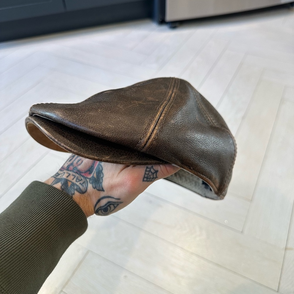 Goorin Bro’s Leather Flatcap (rare)